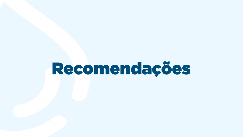 Recomenda&ccedil;&otilde;es do CRH/RS