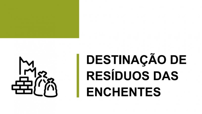 destinacao de residuos de enchentes
